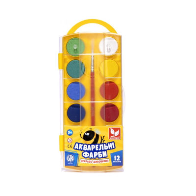 Фарби акварельні 12 кольорів, 83216905-ua Фарби акварельні 12 кольорів, 83216905-ua