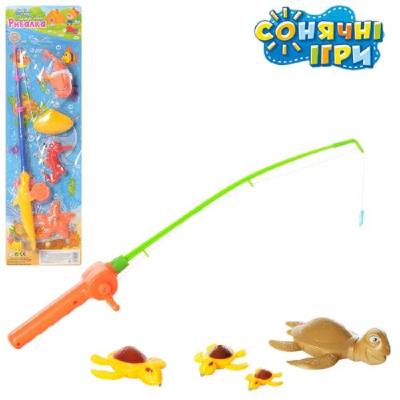 Іграшка Рибалка, 4 шт, пластик, M 0036 U/R
