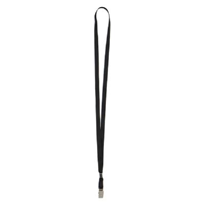Шнурок для бейджа с металлическим клипом Axent 4532-01-A, чёрный