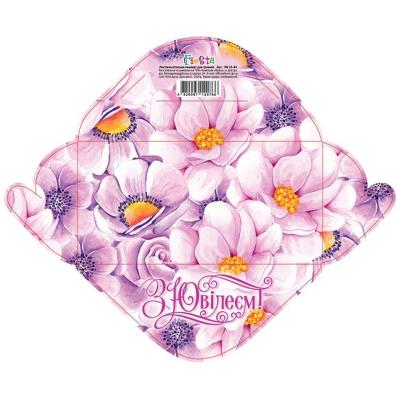 Конверт простий, без обробки, розмір 167х84 мм дизайн КВ-23-84