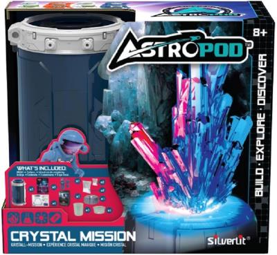 Игровой набор с фигуркой ASTROPOD – МИССИЯ «ВЫРОСТИ КРИСТАЛЛ» (смесь для кристаллов, фигурка, аксесс.)