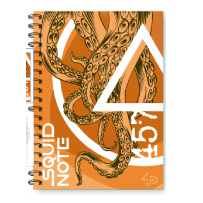 Блокнот TM 4Profi "Squid note" yellow, A5 Блокнот TM 4Profi "Squid note" yellow, A5