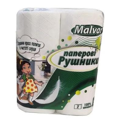 Рушник паперовий "MALVAR" двошаровий "Дівчинка" 2 шт (за 1 уп.) Рушник паперовий "MALVAR" двошаровий "Дівчинка" 2 шт (за 1 уп.)