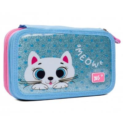 Пенал твердий YES HP-01 подвійний Cats Пенал твердий YES HP-01 подвійний Cats