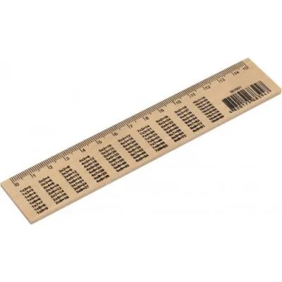 Лінійка дерев’яна 15 см таблиця множення /25/, Ц351001У
