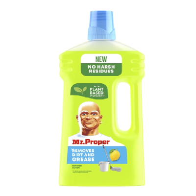 Засіб для миття підлоги та стін Mr. Proper, Літній Лимон,1л Засіб для миття підлоги та стін Mr. Proper, Літній Лимон,1л