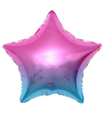 Кулька фольг. 18' ЗІРКА ОМБРЕ ЛІЛОВО- БЛАКИТНА 45см (упак/5шт) Кулька фольг. 18' ЗІРКА ОМБРЕ ЛІЛОВО- БЛАКИТНА 45см (упак/5шт)