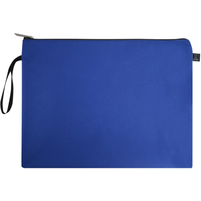 Папка для документів, текстильна, А4+, синя Папка для документів, текстильна, А4+, синя