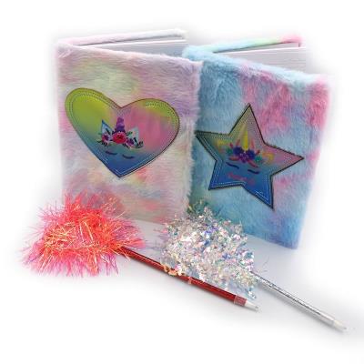 Блокнот пухнастий "Bright" с ручкой А5, P80 80g mix, 1шт/етик.MRB2339-1 