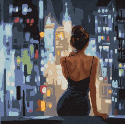 Набір для розпису по номерах "Кінець вечірки" 40х40см