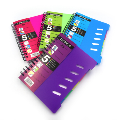 DSCN0743 Зошит на спіралі "Office" клітина, A5 P120 70G роздільник 1шт/єтік