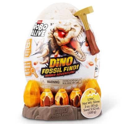 Інтерактивний ігровий набір-сюрприз ROBO ALIVE S1 – БУРШТИНОВІ РОЗКОПКИ ДИНОЗАВРА (в ас.)