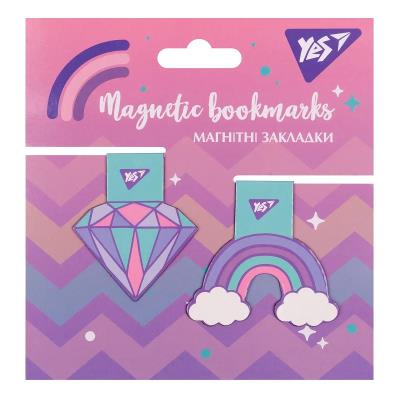 Закладки магнітні YES "Glamour", 2шт Закладки магнітні YES "Glamour", 2шт