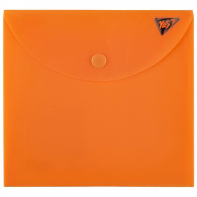 Папка-конверт Yes B6 на кнопці "Fusion" помаранчева