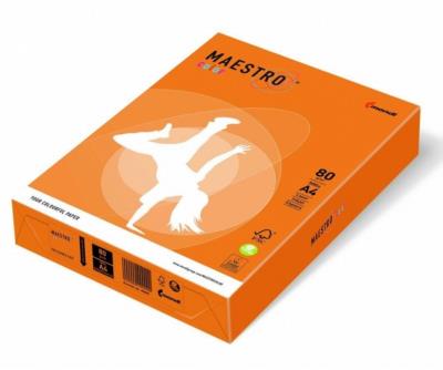 Папір кольоровий Мaestro Сolor Intensiv OR43, A4, 80г/м2, 500 аркушів, помаранчевий (1/5/200) Папір кольоровий Мaestro Сolor Intensiv OR43, A4, 80г/м2, 500 аркушів, помаранчевий (1/5/200)