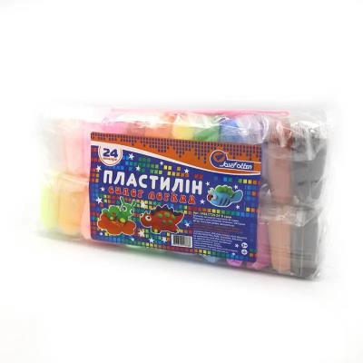34SL7729-24 Пластилін супер легкий Josef Otten, 24кол. * 9грам , OPP