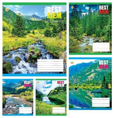 Зошит 60 арк.клітинка Тверда ТА51601 Природа, 10/160 5к.