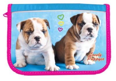Пенал 1-яр з 2 відв.,пустий,"Lovely Puppies", 210/230D PL,CLASS,арт. 98203 (1/12) Пенал 1-яр з 2 відв.,пустий,"Lovely Puppies", 210/230D PL,CLASS,арт. 98203 (1/12)