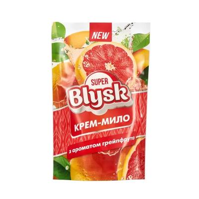Super Blysk Крем-мило Грейпрут 460 мл дой-пак (8 шт/ящ) Super Blysk Крем-мило Грейпрут 460 мл дой-пак (8 шт/ящ)
