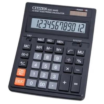 60 Калькулятор Citizen SDC-444S, бухгалтерский, 12г.