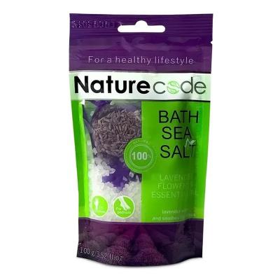 NC Морська сіль для ванн "З квітками лаванди і еф. олією" 100г