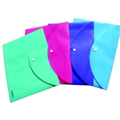 Папка з кнопкою Scholz, 5127, Charming, А4,180 мкн, блакитна (1/20/120) Папка з кнопкою Scholz, 5127, Charming, А4,180 мкн, блакитна (1/20/120)