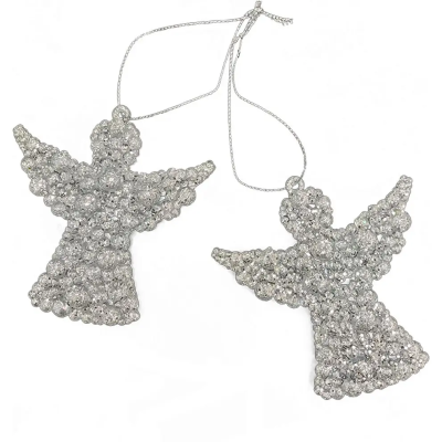 Прикраса новорічна Novogod'ko Янголи, 10 см, 2 шт/уп, пластик Прикраса новорічна Novogod'ko Янголи, 10 см, 2 шт/уп, пластик