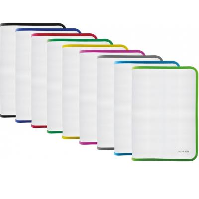 Папка-пенал пластикова на блискавці Economix, А4, прозора, фактура: тканина, блискавка асорті (1/30) Папка-пенал пластикова на блискавці Economix, А4, прозора, фактура: тканина, блискавка асорті (1/30)