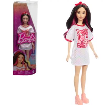 Лялька Barbie "Модниця" в блискучій сукні-футболці Лялька Barbie "Модниця" в блискучій сукні-футболці