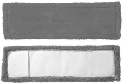 Запаска IDEA HOME DS-R201 Grey д/швабри мікрофібра 42 см Запаска IDEA HOME DS-R201 Grey д/швабри мікрофібра 42 см