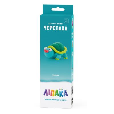 Набір пластиліну, що самостійно твердіє, ЛІПАКА - ЕКЗОТИЧНІ ТВАРИНИ: ЧЕРЕПАХА Набір пластиліну, що самостійно твердіє, ЛІПАКА - ЕКЗОТИЧНІ ТВАРИНИ: ЧЕРЕПАХА