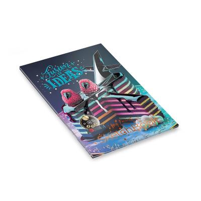 Скетчбук А4 28арк,м'як.обкл,біл.блок 250г,УФ-лак,тисн,1В3233,Смачні фарби,1/10