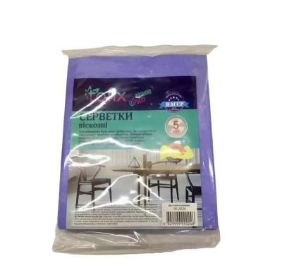 Серветка віскозна 30*36 (38), 90 г, 5 шт. (80 уп./пакет)
