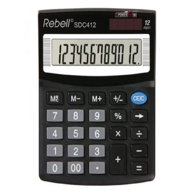 50 Калькулятор Rebell SDC-412 BX, настольный, 12г.