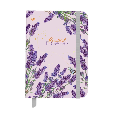 Блокнот TM 4Profi "Beautiful flowers" lavender, А5