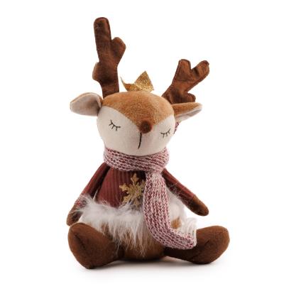 Новорічна м'яка іграшка Yes! Fun "Олень з короною" 30 см, LED