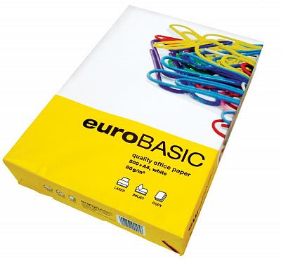 Папір для лазерного друку EURO Basic А4 80г/м2, 500арк. клас C (5/200)