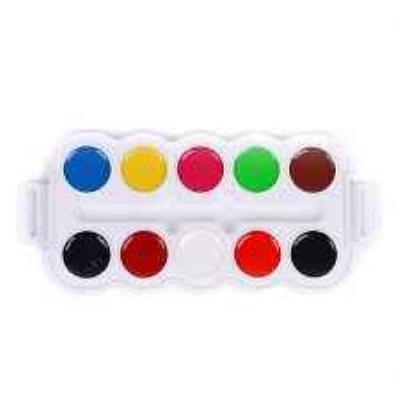 Фарби акварельні медові Тетрада, 10 кольорів, АКВАРЕЛЬКА-КАРАМЕЛЬКА, в пласт. кор., 1/54 (1/54) Фарби акварельні медові Тетрада, 10 кольорів, АКВАРЕЛЬКА-КАРАМЕЛЬКА, в пласт. кор., 1/54 (1/54)