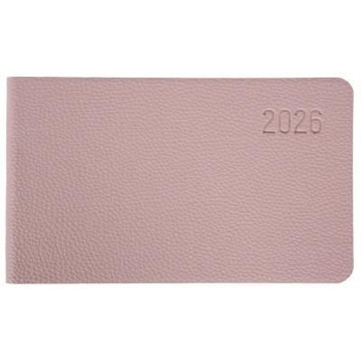 Щотижневик 10х17см Leo Planner датований 2026 "Monaco", м'який, ліловий, 128 сторінок
