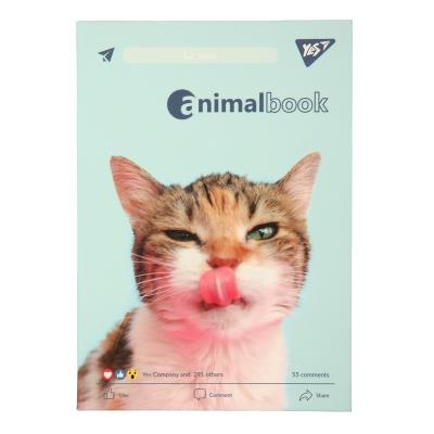 Блокнот YES А6/64 інт "Animalbook", лінія