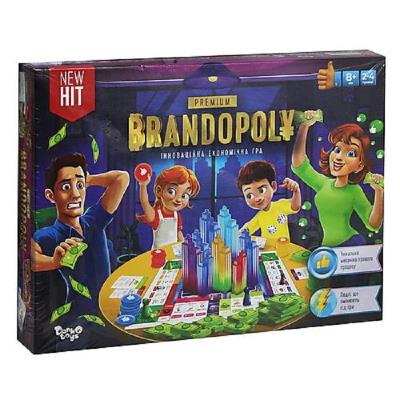 Настольная экономическая развлекательная игра "Брендополия Premium" укр., G-BrP-01-01U Настольная экономическая развлекательная игра "Брендополия Premium" укр., G-BrP-01-01U