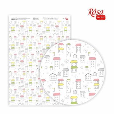 Папір дизайнерський односторонній „Sweet Girl“ 1, 21х29,7 см, глянцевий, 250 г/м2, ROSA TALENT Папір дизайнерський односторонній „Sweet Girl“ 1, 21х29,7 см, глянцевий, 250 г/м2, ROSA TALENT