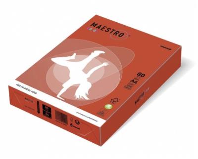 Бумага цветная Maestro Color Intensiv+, A4, 80г/м2, 500 арк, ZR09, кирпично-красный