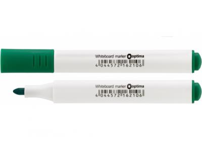 Маркер для дошок трикутний OPTIMA 2 мм, зелений