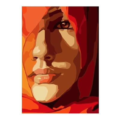 Набір для розпису по номерах VA-3681 "Завіса вогню" з лаком та рівнем, розміром 40х50 см Набір для розпису по номерах VA-3681 "Завіса вогню" з лаком та рівнем, розміром 40х50 см