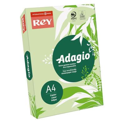 Папір кольор. А4/80 (500арк.) паст. Green 09 (зелений) REY Adagio