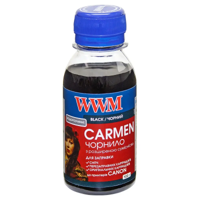 Чорнило WWM CARMEN для Canon 100г Black водорозчинне (CU/B)