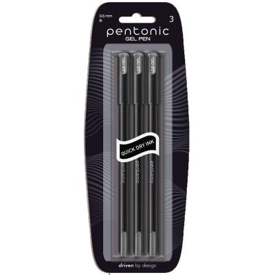 Ручка гелева "Pentonic" чорна 0,6 мм "LINC"