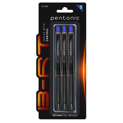 Ручка кульк/масл авт. Pentonic BRT синя 0,7 мм LINC 3шт/пак Ручка кульк/масл авт. Pentonic BRT синя 0,7 мм LINC 3шт/пак