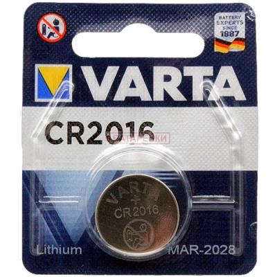 Батарейка VARTA дискова CR2016